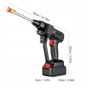MYJKA Ciśnieniowa AKUMULATOROWA 60bar ZESTAW 500W - miniatura 2