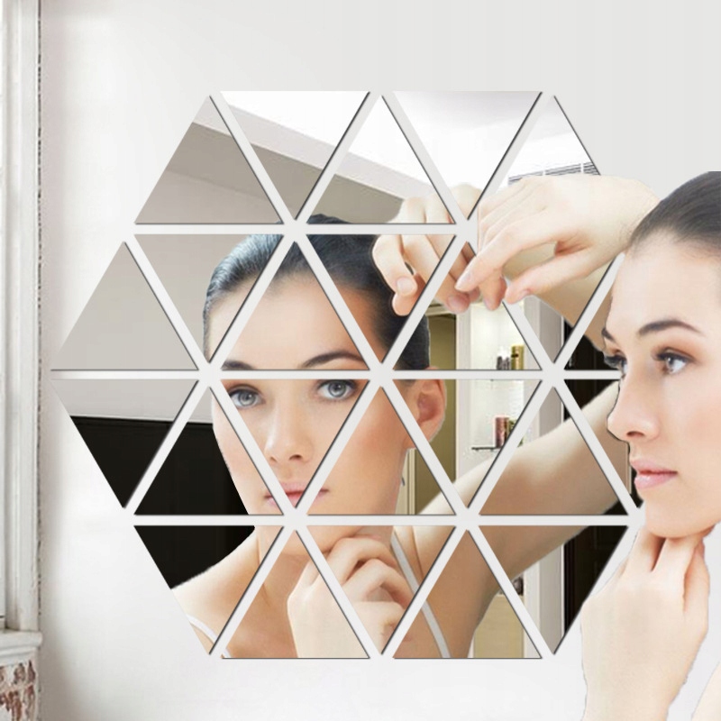 Zestaw 16szt LUSTER Diamenty Trójkąty OZDOBA 267 - obrazek 3