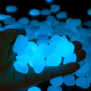 KAMIENIE ŚWIECĄCE Kamyki Fluorescencyjne NIEBIESKIE ŚWIECĄ CIEMNOŚCI 50szt - miniatura 5