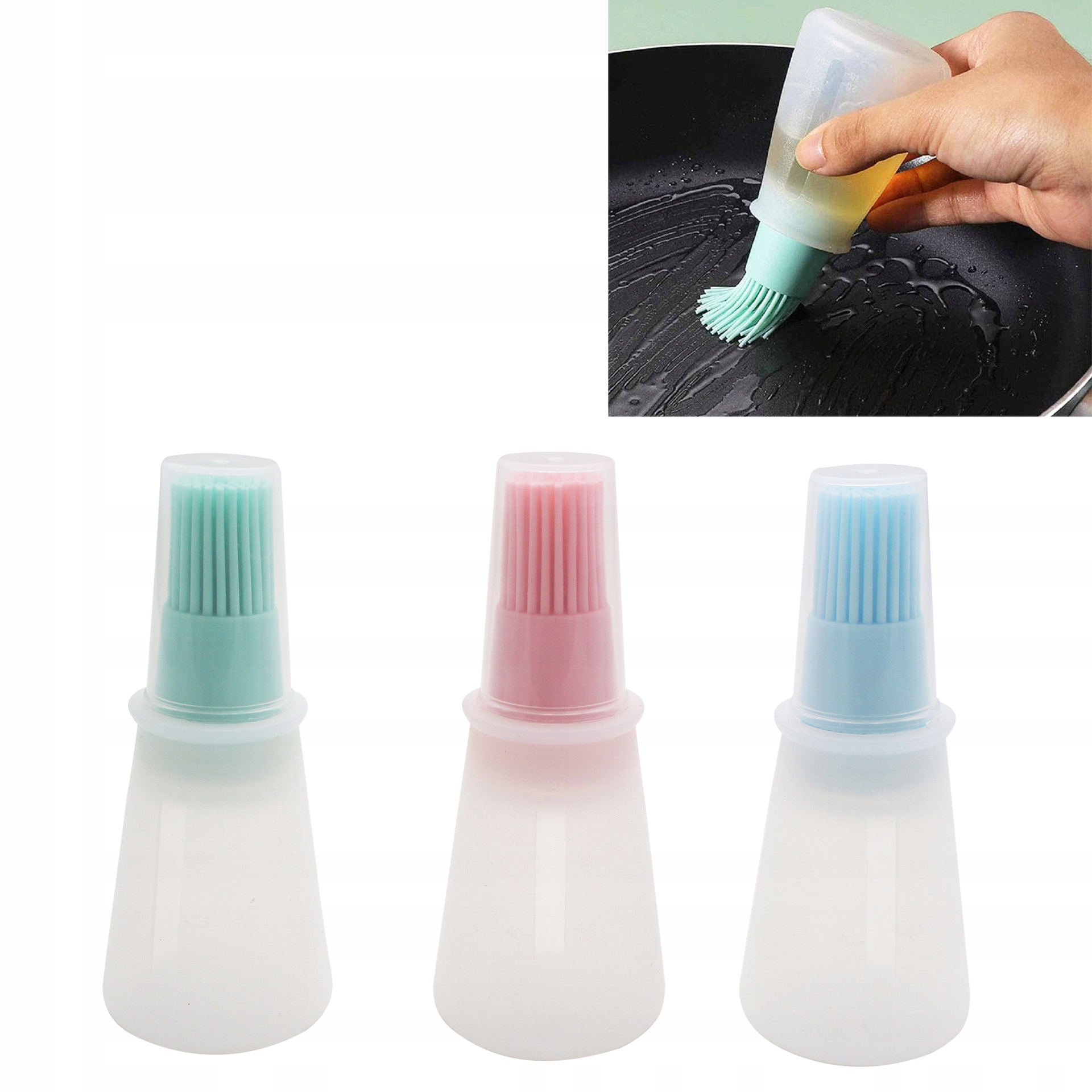 PĘDZELEK do Oleju OLIWY Smażenia DOZOWNIK Kuchenny LUKIER SOSY - obrazek 8