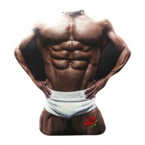 ANTYSTRESOWA PODUSZKA CIAŁO TORS MĘSKI PANIEŃSKI PREZENT 1:1 XXL 85cm