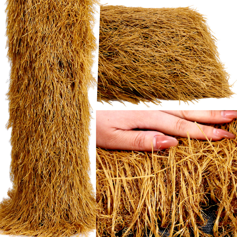 Strzecha SŁOMA SZTUCZNA na DACH Dekoracyjna 100x50cm TIKI HUTS Hawajska BAR - zdjęcie 3