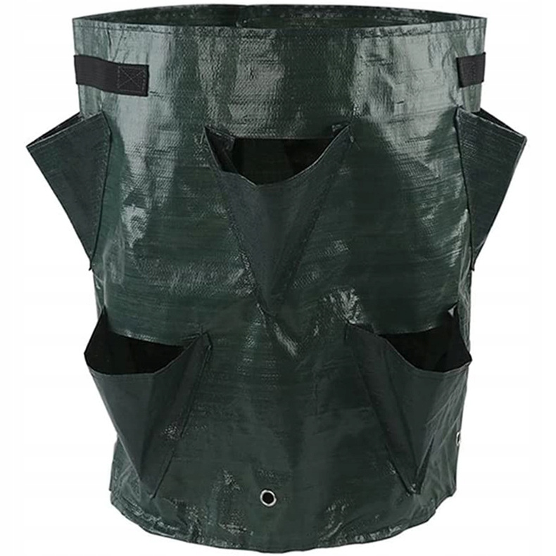 Doniczka KASKADA Worek na WARZYWA WISZĄCA TRUSKAWKI POZIOMKI KIESZENIE 35cm - obrazek 5