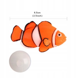 OZDOBA AKWARIOWA RYBKA SZTUCZNA Pływająca NEMO - miniatura 2