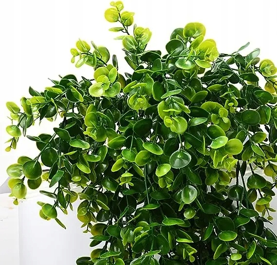 SZTUCZNA Roślina EUKALIPTUSOWA Wisząca do 85 cm DUŻA Ozdoba REALISTYCZNA XL - obrazek 7