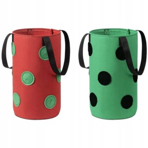 Doniczka WISZĄCA Worek POMIDORY Koktajlowe TRUSKAWKI POZIOMKI KIESZENIE 35 - miniatura 10