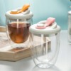 SZKLANKA TERMICZNA Z POKRYWKĄ Z PODWÓJNYM DNEM NA KAWĘ HERBATĘ - miniatura 13