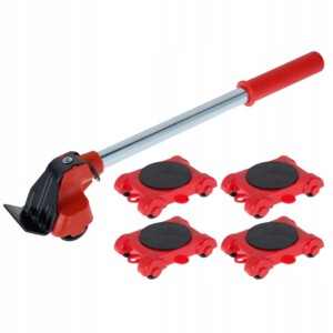 ZESTAW DO TRANSPORTU MEBLI ROLKI DO PRZESUWANIA MEBLI 150kg PODNOŚNIK - miniatura 12