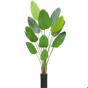 SZTUCZNA Roślina PALMA BANANOWIEC PODWÓJNY W DONICZCE REALISTYCZNY 150cm - miniatura 2