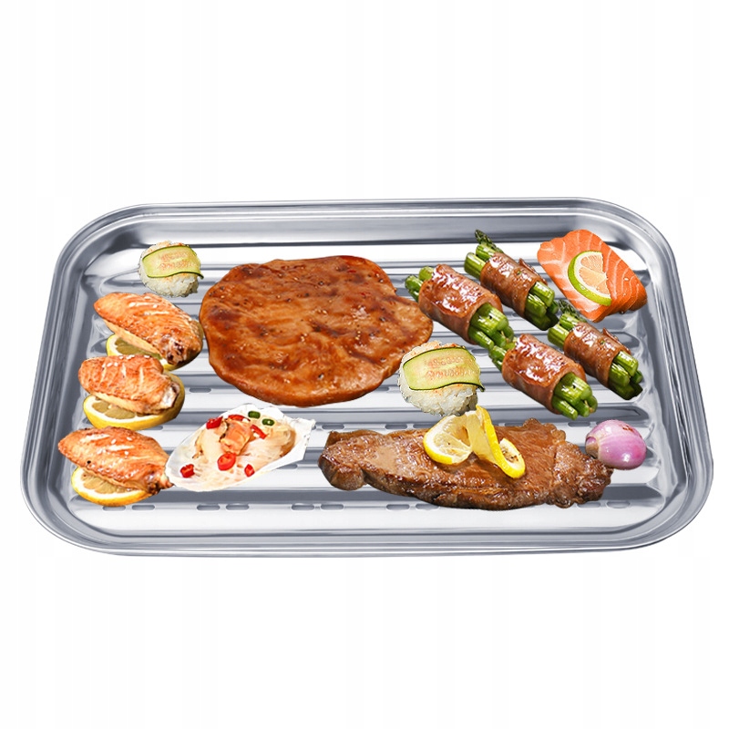 WIELORAZOWA TACKA NA GRILLA GRILLOWA DO GRILLA STALOWA GRUBA BBQ 4mm