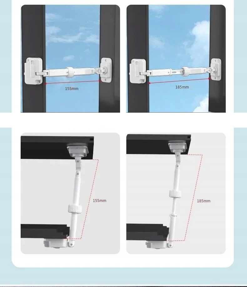 Zabepieczenie OKNA Uchylne REGULACJA ABS Dzieci BLOKADA do PRALKI OKIEN - obrazek 9