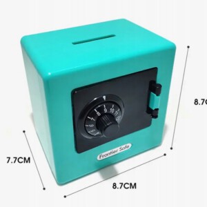 SEJF ZABAWKA DLA DZIECI SKARBONKA NA KOD SZYFR KIESZONKOWA BLUE PREZENT - miniatura 3