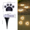 Lampka SOLARNA ŁAPKA Ciepła BARWA Dekoracyjna Ogrodowa WBIJANA IP65 1szt - miniatura 3