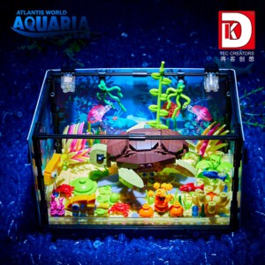 KLOCKI AKWARIUM RYBY ZESTAW KLOCKÓW Żółw Morski ZABAWKA DLA DZIECI PREZENT - miniatura 13