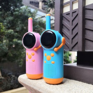 Walkie Talkie KRÓTKOFALÓWKI RADIO DZIECI Wyświetlacz 22 KANAŁY LED VOX 3km - miniatura 4