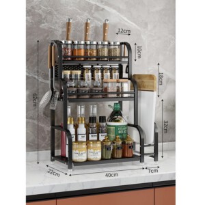 KUCHENNY STOJĄCY Organizer SZAFKA STALOWA 3poziomy - miniatura 7