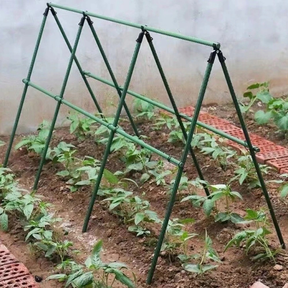 STELAŻ Szklarnia Tunel Szkielet OGRODOWY do UPRAW POMIDORÓW OGÓRKÓW FASOLKA - zdjęcie 4