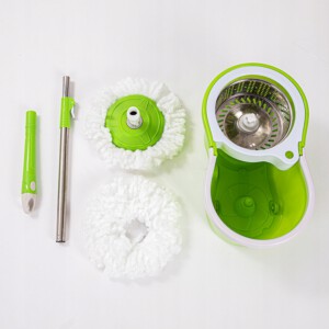 MAGICZNY MOP Obrotowy + 2 WKŁADY WIADRO WYCISKACZ - miniatura 6
