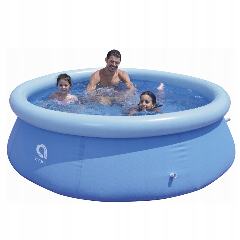 BASEN OGRODOWY 240 x 63cm OKRĄGŁY Rozporowy 3-WARSTWOWY XL - zdjęcie 5