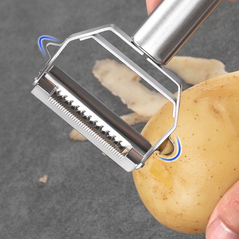 OBIERACZKA DO WARZYW ZIEMNIAKÓW OWOCÓW ROZDRABNIACZ ZE STALI NIERDZEWNEJ - obrazek 9