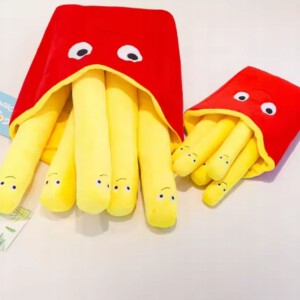 DUŻE PLUSZOWE FRYTKI MASKOTKA PLUSZAK ZABAWKA DLA DZIECI LUB ZWIERZĄT 30cm - miniatura 7