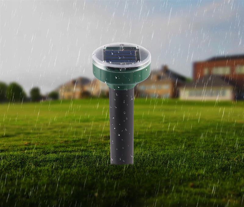 ULTRADŹWIĘKOWY ODSTRASZACZ SOLARNY NA KRETY NORNICE SZCZURY WĘŻE SZKODNIKI - obrazek 14