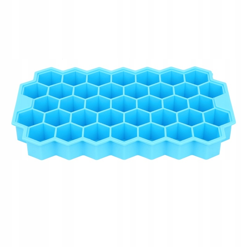 FOREMKA do LODU SILIKONOWA z POKRYWKĄ Hex DUŻA - zdjęcie 3