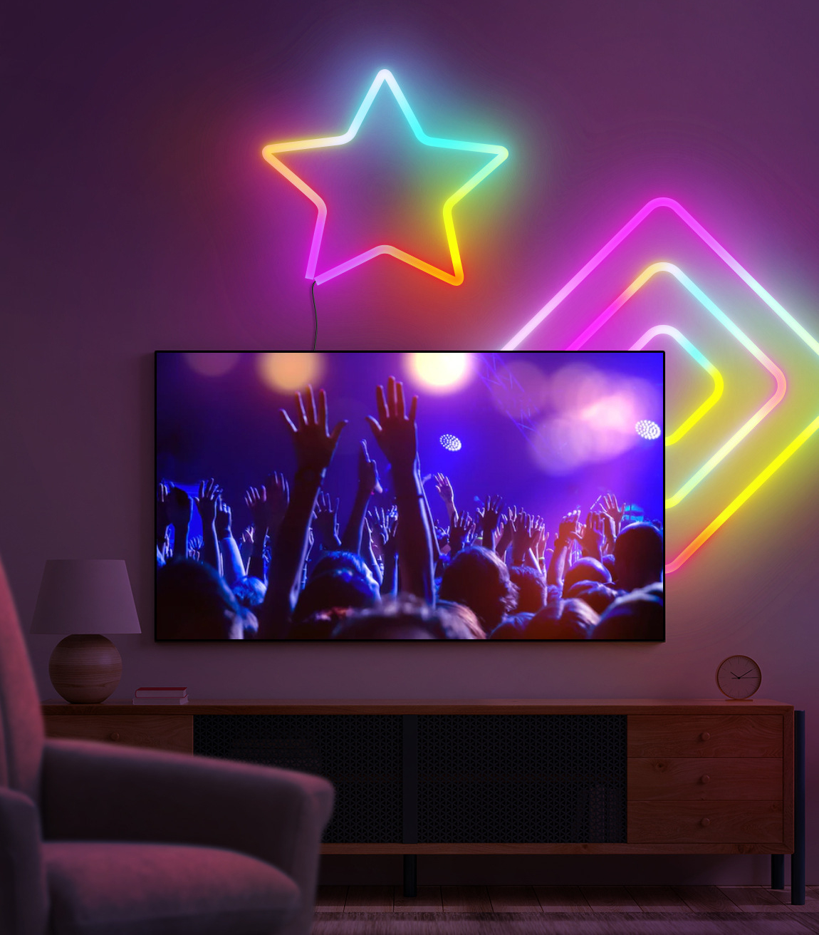 TAŚMA LED Bluetoot Tuya 16mln KOLORÓW HUE GRADIENT - obrazek 3