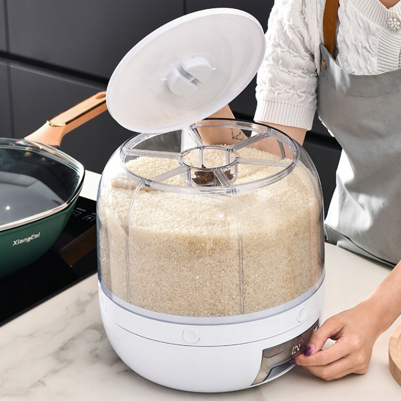 PODAJNIK NA KASZĘ RYŻ PŁATKI DOZOWNIK ORGANIZER KUCHENNY POJEMNIK 3,5kg - obrazek 9