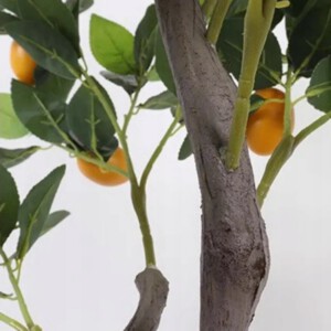 SZTUCZNA Roślina DRZEWKO CYTRYNOWE W DONICZCE REALISTYCZNE 90cm ŁADNE - miniatura 2