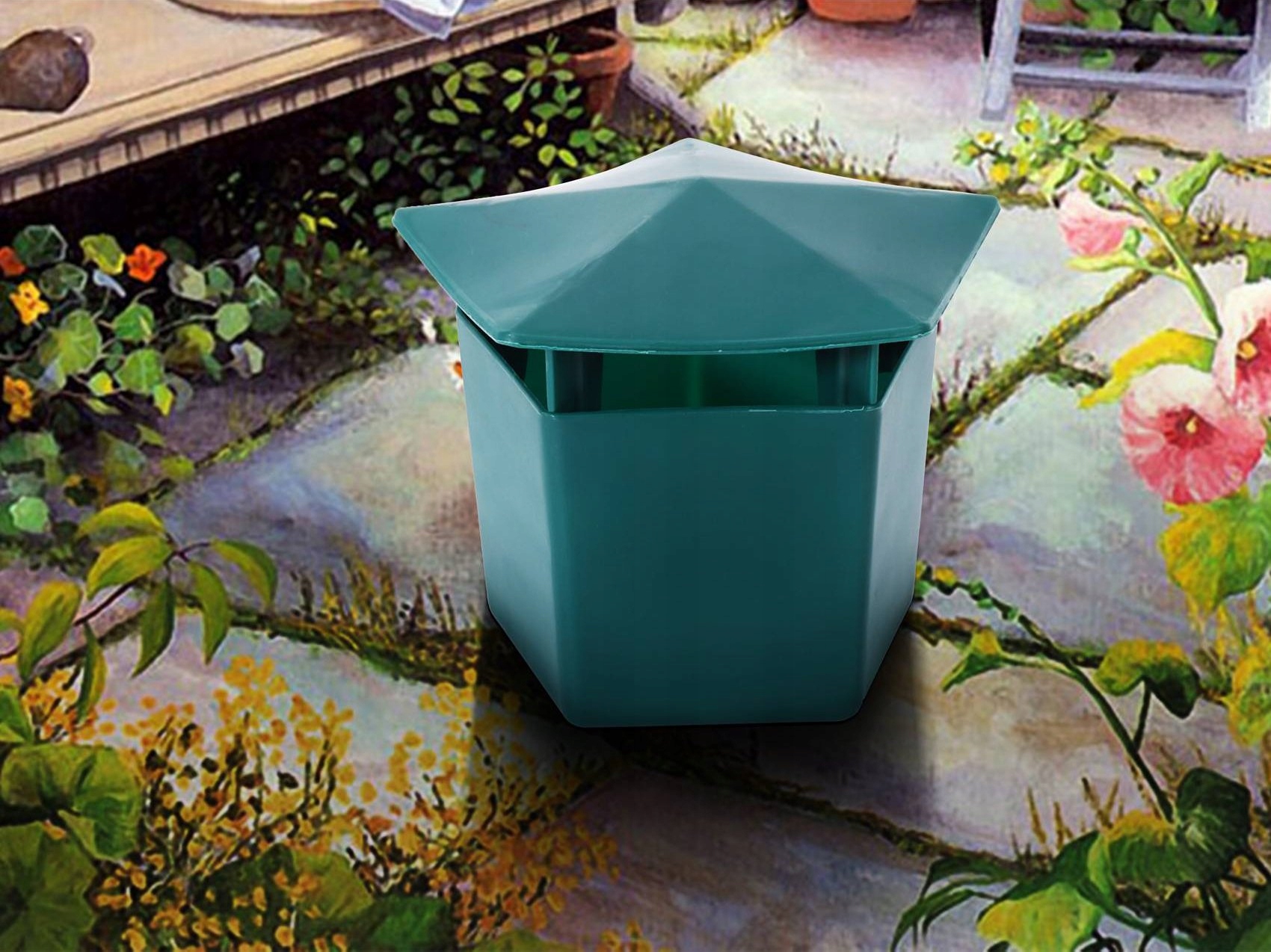 PUŁAPKA NA ŚLIMAKI Naturalna EKOLOGICZNA WABIK Przeciw ŚLIMAKOM Domek XL - obrazek 13