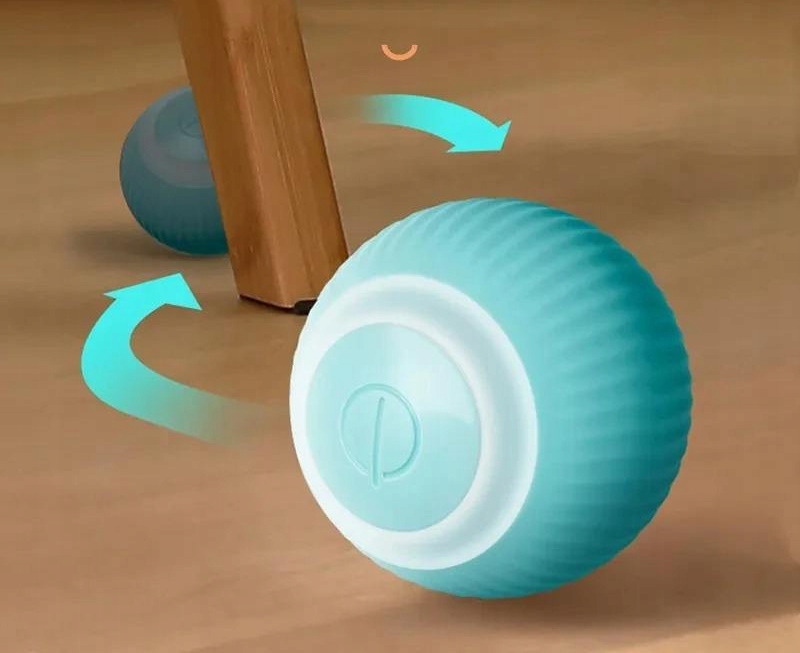 INTERAKTYWNA PIŁKA dla KOTA Psa ZABAWKA UCIEKAJĄCA 2 tryby WERSJA 2.0 - obrazek 3