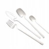 ZESTAW KOMPLET SZTUĆCÓW STAL NIERDZEWNA NÓŻE WIDELCE ŁYŻKI 32szt SREBRNE - miniatura 1