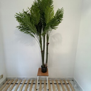 SZTUCZNA Roślina PALMA EGZOTYCZNA POTRÓJNA W DONICZCE REALISTYCZNA 200cm - miniatura 3