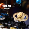 Klocki KONSTRUKCYJNE Ruchomy UKŁAD SŁONECZNY ZIEMIA SŁOŃCE KOSMOS LED - miniatura 7
