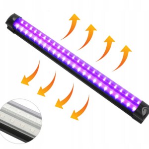 Lampa 48x LED UV 395-400nm 10W Wtyczka ŚCIENNA SUFIT 230V Ultrafioletowa - miniatura 6