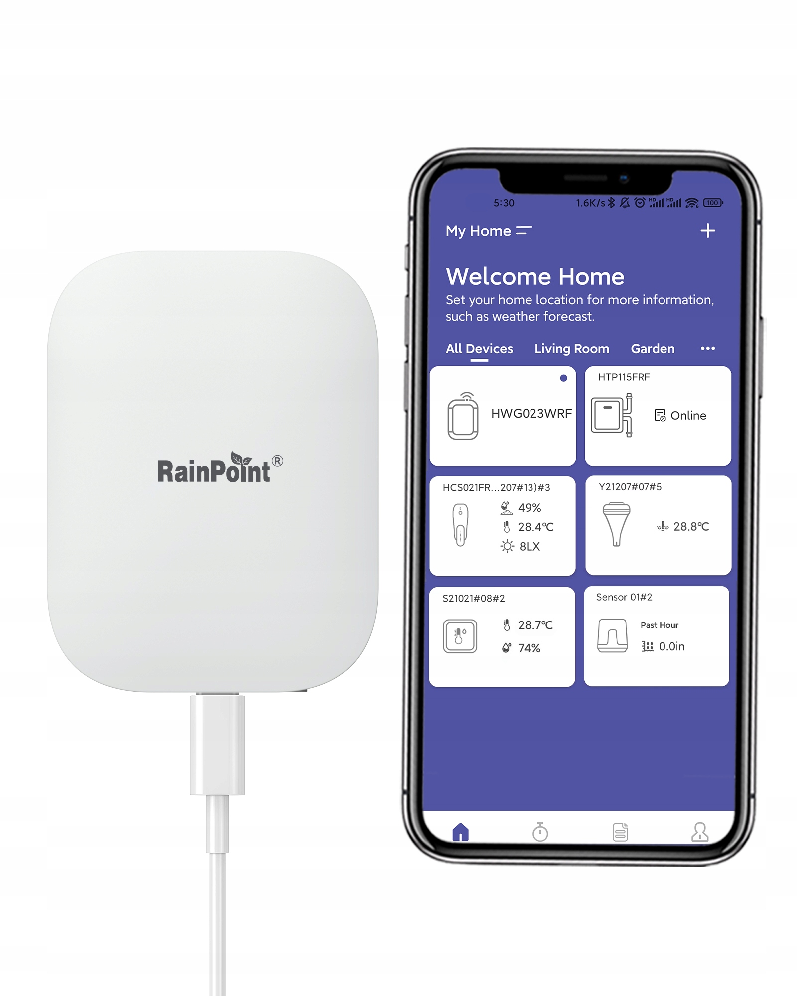 ZESTAW PODWÓJNY SYSTEM NAWADNIANIA OGRODU CENTRALA STEROWNIK CZUJNIK DESZCZ - zdjęcie 7