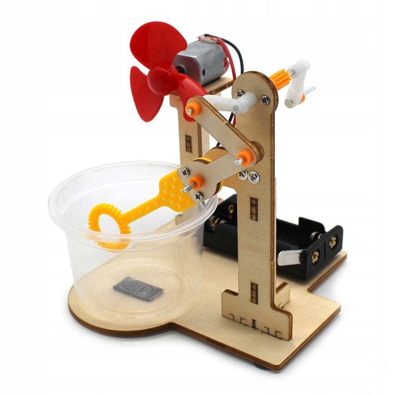 ZESTAW ZRÓB TO SAM DIY ZABAWKA DLA DZIECI MASZYNKA DO BANIEK MYDLANYCH STEM - obrazek 4