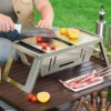 Grill OGRODOWY PALENISKO Kempingowy TURYSTYCZNY TORBA HOTPOT 73cm PRZENOŚNY - miniatura 9
