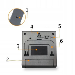 TERMOMETR DO WĘDZARNI Pieczenia GRILLA SONDA TIMER - miniatura 10