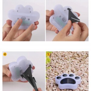 Lampka SOLARNA ŁAPKA Ciepła BARWA Dekoracyjna Ogrodowa WBIJANA IP65 1szt - miniatura 6