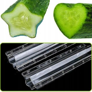 FORMA do OGÓRKÓW CUKINII WARZYW KSZTAŁTKA Serce - miniatura 2