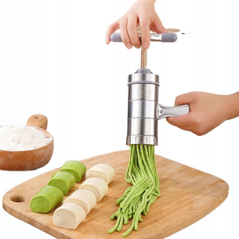 MASZYNKA DO ROBIENIA MAKARONU Noodle EKSPRESOWA Ręczna STAL - zdjęcie 2