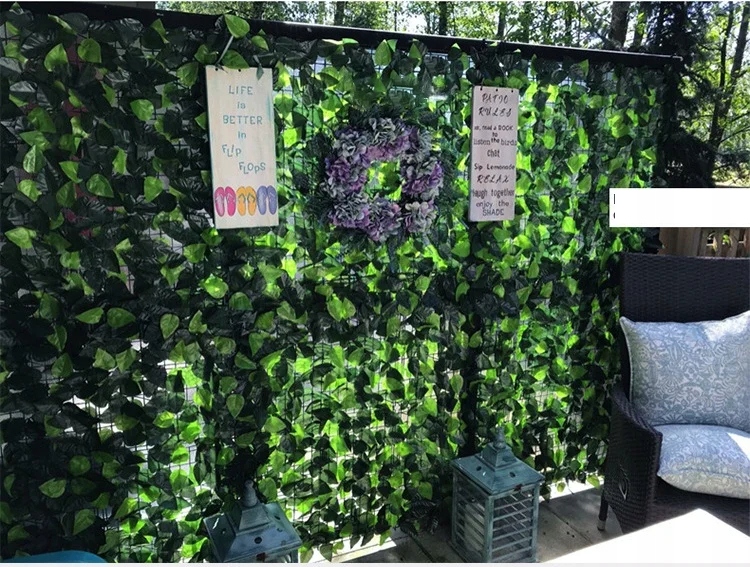 SZTUCZNY ŻYWOPŁOT Bluszcz OGRODZENIE BALKON PŁOT ŚCIANĘ DACH CIEŃ 300x50cm - obrazek 8