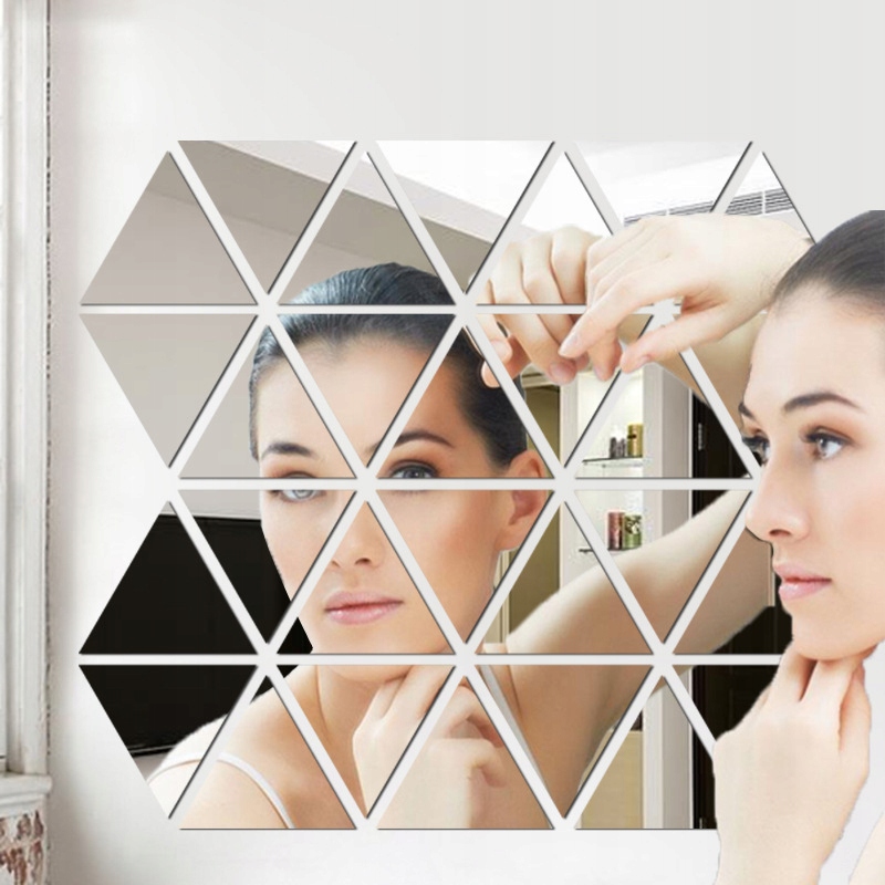 Zestaw 16szt LUSTER Diamenty Trójkąty OZDOBA 267 - obrazek 4