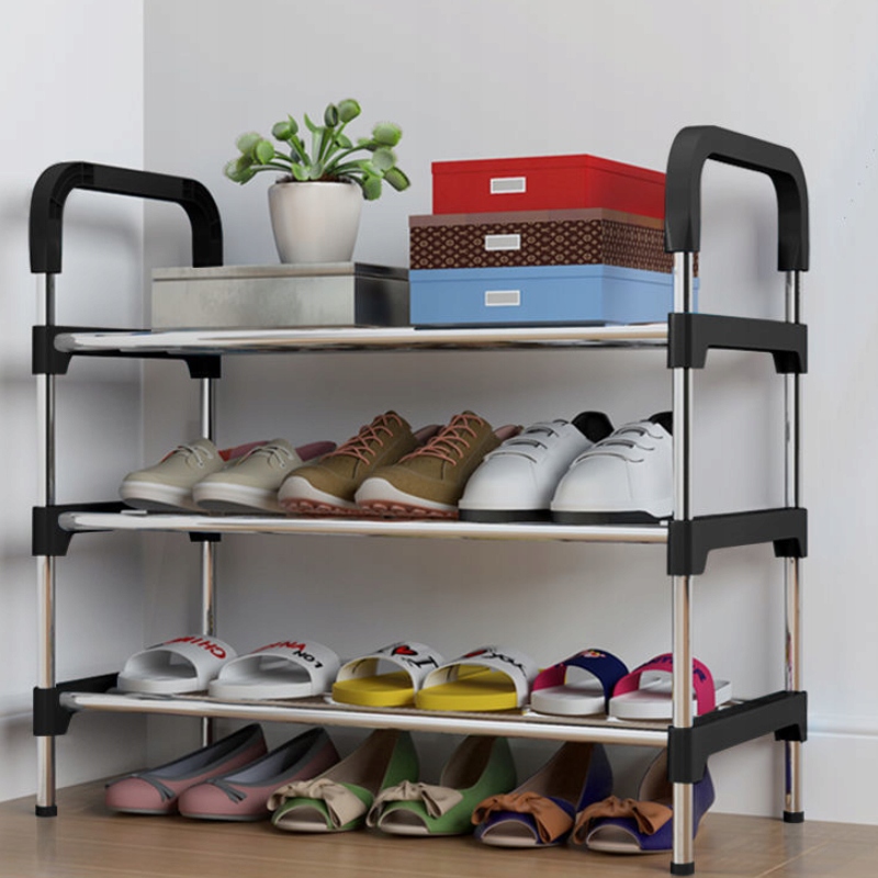 STOJAK Organizer Szafka na BUTY 3 poziomy METALOWA - obrazek 7