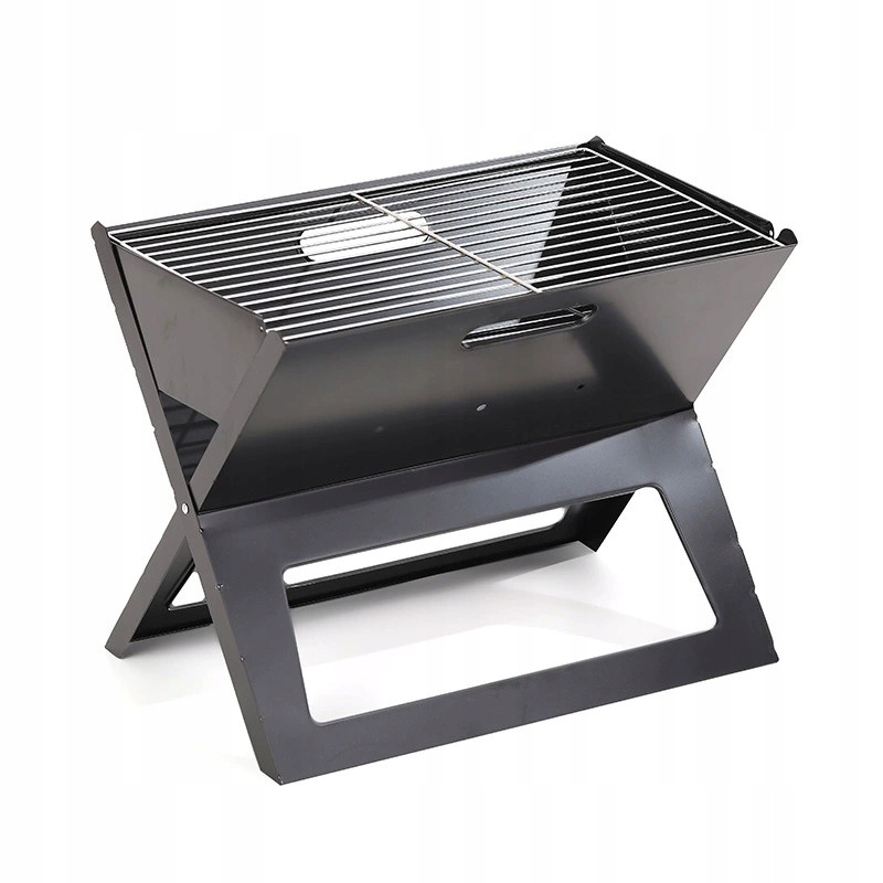 Grill OGRODOWY PALENISKO Kemping TURYSTYCZNY 45cm PRZENOŚNY STAL Składany