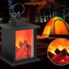 OZDOBNY DEKORACYJNY KOMINEK LED na BATERIE PALENISKO Lampion OGRODOWY LAMPA - miniatura 11