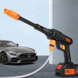 MYJKA Ciśnieniowa AKUMULATOROWA do 100bar ZESTAW 600W OGRODOWA - miniatura 8