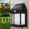 SOLARNA LAMPA OGRODOWA ŚCIENNA LAPKA NA TARAS ELEWACYJNA 1200mAh IP65 21cm - miniatura 8